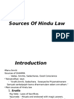 Sources of Hindu Law