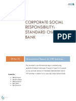 Corporate Social Responsibility of Standard Chartered Bank
