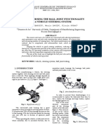 Study Concerning The Ball Joint Functionality of A Vehicle Steering System