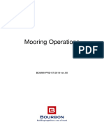 BOMMI PRD 07.0014 Rev.00 Mooring Operations