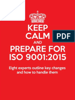 Keep Calm and Prepare For Iso 9001 2015