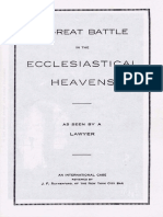 A Great Battle in The Ecclesiastical Heavens by J. F. Rutherford, 1915