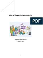 Manual de Procedimientos y Organizacion GES