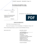 STATE of FLORIDA, Et Al. V U.S. DHHS, Et Al. - 33 - NOTICE of Appearance by ERIC B BECKENHAUER - flnd-04902741929.33.0