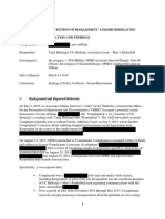 UC Berkeley Investigation Report - Yann Hufnagel