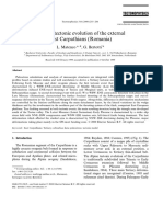 Tertiary Tectonic Evolution of The External East Carpathians (Romania)