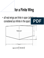 Aerodynamic of Finite Wing