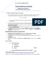 Titrimetric Methods of Analysis