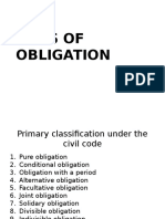 Kinds of Obligation