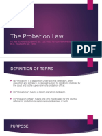 The Probation Law 