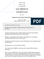 Saul I. Birnbaum v. United States, 394 U.S. 922 (1969)