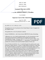 Leonard Marvin Laws v. William Armontrout, Warden, 490 U.S. 1040 (1989)