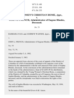 Young Women's Christian Home v. French, 187 U.S. 401 (1903)