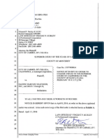 Notice of Entry of Order 15CV000014 4-13-16