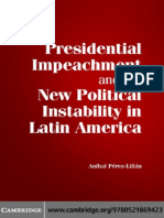 (Anibal Perez-Linan) Presidential Impeachment