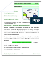 Lec 08 Microscopic Flow Characteristics