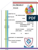 Marketing Project: Mr. Eggs