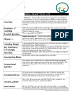 Lesson Plan Template