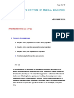 Pleural MCQS Medicine