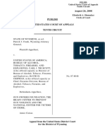 Wyoming Ex Rel. Crank v. United States, 539 F.3d 1236, 10th Cir. (2008)