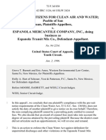 New Mexico Citizens For Clean Air and Water Pueblo of San Juan v. Espanola Mercantile Company, Inc., Doing Business As Espanola Transit Mix Co., 72 F.3d 830, 10th Cir. (1996)