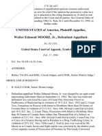 United States v. Walter Edmond Moore, JR., 17 F.3d 1437, 10th Cir. (1994)