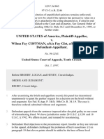 United States v. Wilma Fay Coffman, A/K/A Fay Gist, A/K/A Estell Gist, 125 F.3d 863, 10th Cir. (1997)