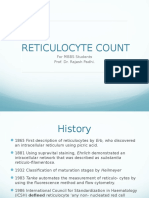 Reticulocyte Count For MBBS Students