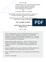 Nos. 91-1005, 91-1019, 963 F.2d 1394, 10th Cir. (1992)