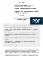 Medicare & Medicaid Guide P 45,974, 11 Fla. L. Weekly Fed. C 965 United States of America v. David W. Suba, Managed Risk Services, Dennis J. Kelly, 132 F.3d 662, 11th Cir. (1998)