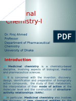 Medicinal Chemistry-I: Dr. Firoj Ahmed Professor Department of Pharmaceutical Chemistry University of Dhaka