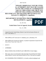 Sylvester O. Abidekun v. Department of Housing Preservation & Development, 104 F.3d 352, 2d Cir. (1996)