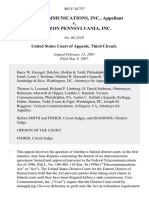 Core Communications, Inc. v. Verizon Pennsylvania, Inc, 485 F.3d 757, 3rd Cir. (2007)