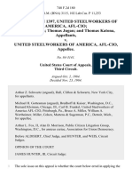 Local Union 1397, United Steelworkers of America, Afl-Cio Ronald Weisen Thomas Jugan and Thomas Katona v. United Steelworkers of America, Afl-Cio, 748 F.2d 180, 3rd Cir. (1984)