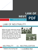 Law of Neutrality