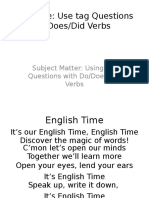 Use Tag Questions With Do - Does.did Verbs