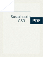 Sustainability CSR