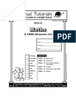 X CBSE Maths Sem 01 PDF