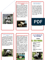 Triptico Oso Panda