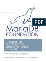 Instalacion de MARIADB en Windows y Linux