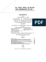 House Hearing, 111TH Congress - Commerce, Justice, Science, and Related Agencies Appropriations For 2010