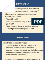 The Word Economy Comes From A Greek Word For "One Who Manages A Household." - A Household, A Manager and An Economy Face Many Decisions