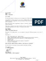 Wipro Offer Letter PDF