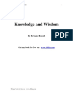 Text - Philosophy - Russel, Bertrand - Knowledge and Wisdom