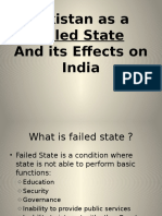 Pakistan As A Failed State and Its Effect