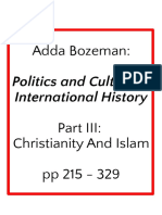 Bozeman, Adda - Politics and Culture in International History - Part III