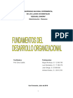 Disciplina Del Desarrollo Organizacional