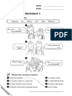 Carnival Time Worksheet 3: Look and Write