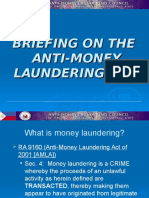 Briefing On The Anti-Money Laundering Law