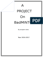 Project Badminton